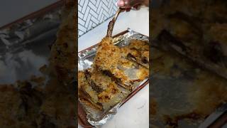 Parmesan Crusted Lamb Chops (Longhorn Copycat) #recipe