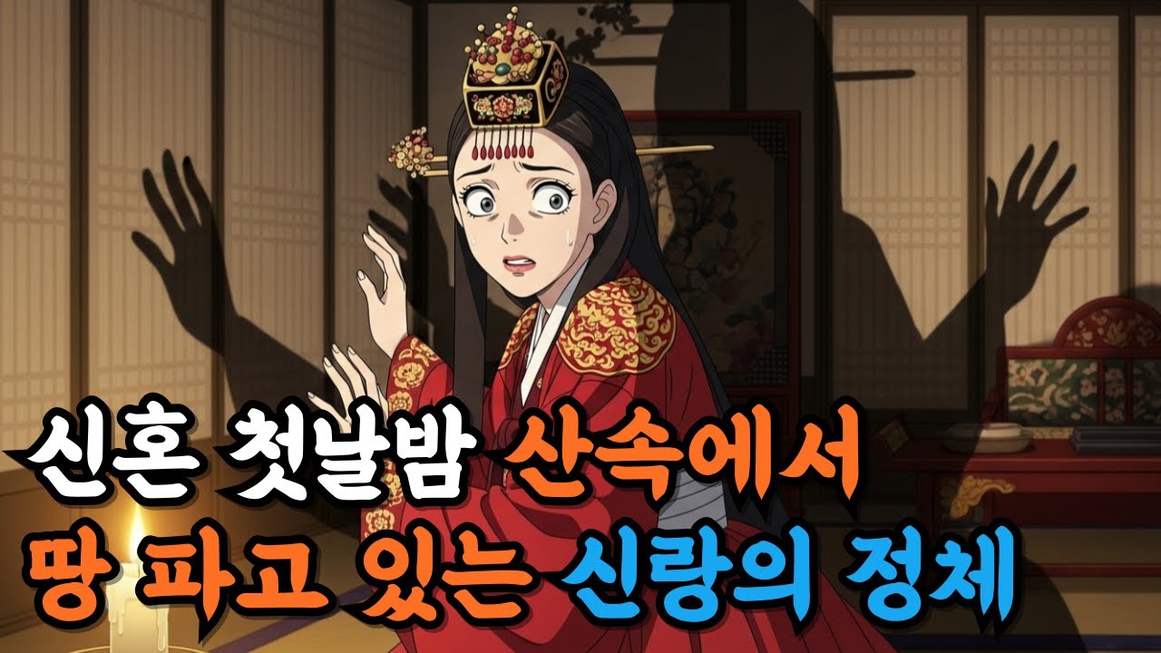 첫날밤  산속에서 땅 파고 있는 신랑의 정체에 신부는 경악하는데 | 야담, 민담, 옛날이야기, 옛이야기, 오디오북, 설화, 전설