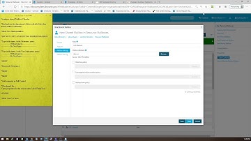 Creating a shared Mailbox-Calendar