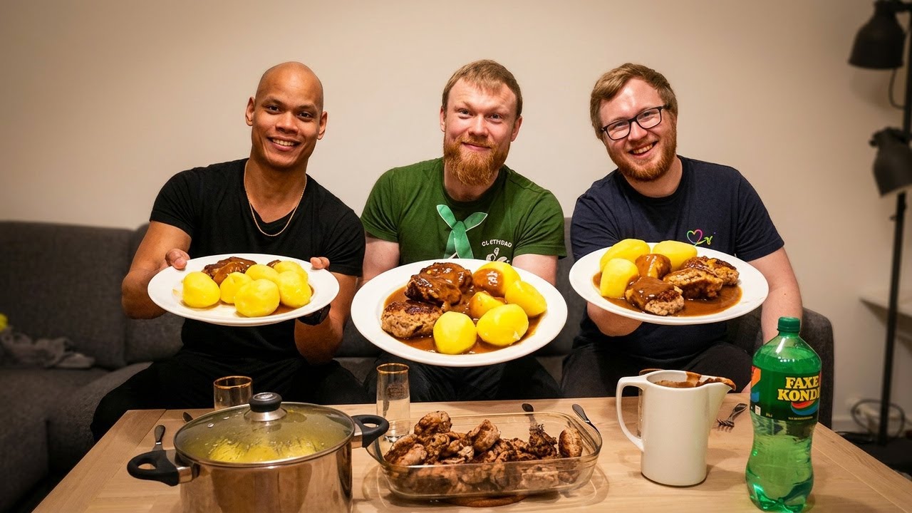 Frikadeller med brun sovs og kartofler | Mad med makkerne