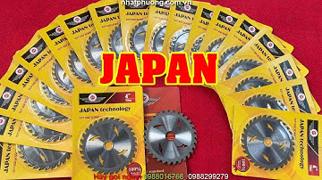 Lưỡi Cưa Gỗ Japan, Đĩa Cắt Gỗ Máy Cầm Tay Loại Tốt, Lưỡi Cưa Hợp Kim Cắt Gỗ, Lưỡi Xẻ Gỗ Bền Rẻ