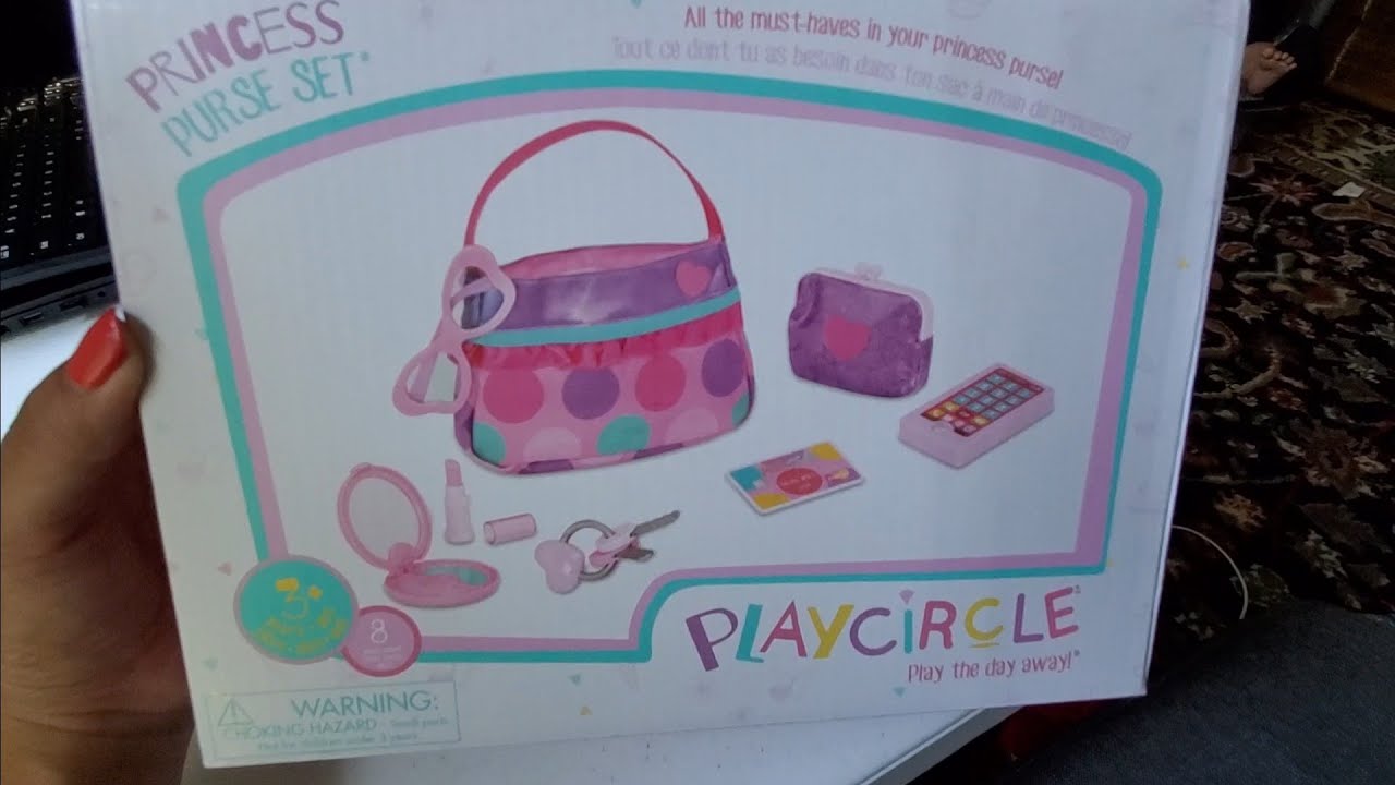 Buy Little Girls Purse With Accessories And Pretend Makeup For Toddlers -  My First Purse Set Includes Handbag, Phone, Wallet, Play Makeup And More  Pretend Play Toys For Girls Age 3 +,