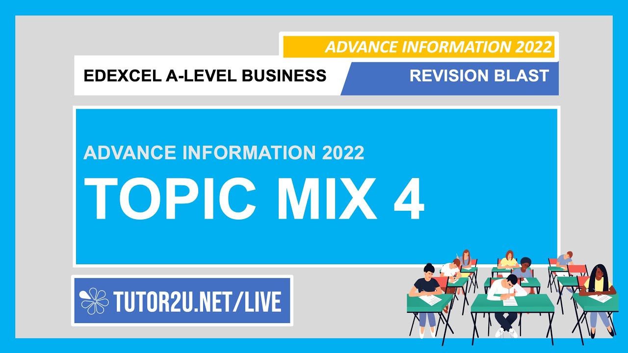 Edexcel A-Level Business | Advance Info 2022 Revision Blast | Topic Mix 4