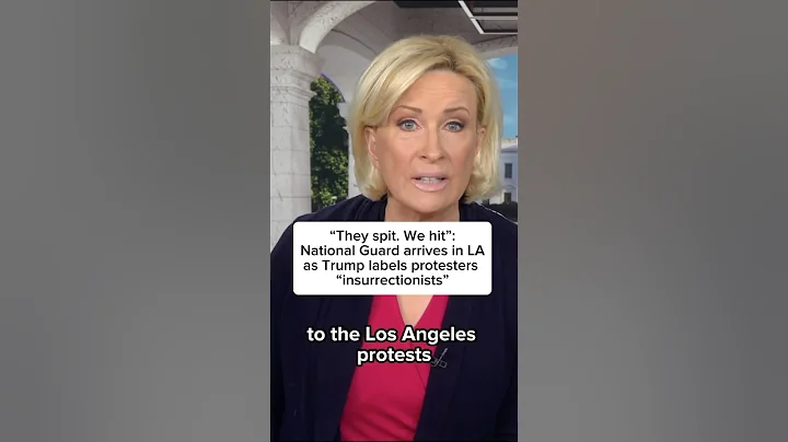 National Guard arrives in L.A. as Trump labels protesters as "insurrectionists"