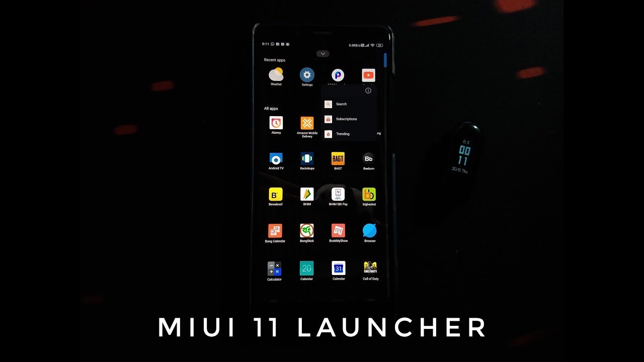 Miui 11 launcher || New features ||