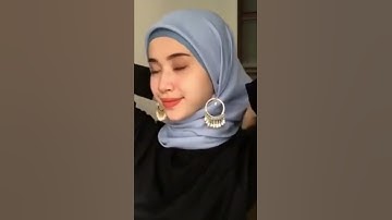 Tutorial Hijab Pakai Anting #hijab #shorts