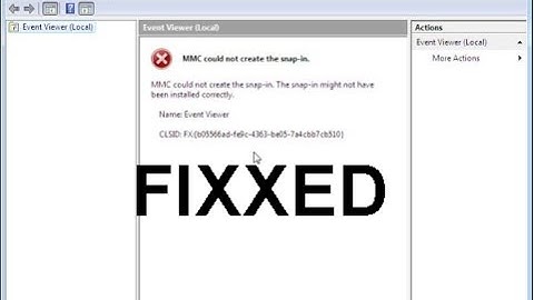 Windows Firewall Snap-In FIXED