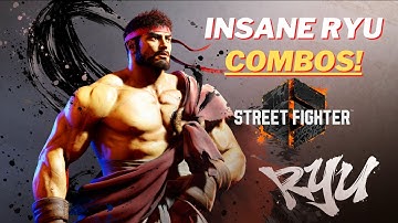 STREET FIGHTER 6 - INSANE RYU GAMEPLAY & COMBO