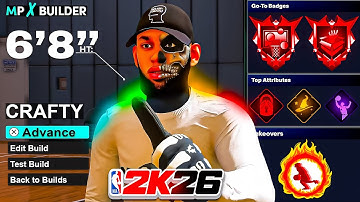 *NEW* BEST 6’8 POINT GUARD BUILD in NBA 2K26! ALL AROUND BUILD! 10 LEGEND BADGES! Best Build 2k26