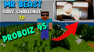 MR Beast Gave Challenge To ProBoiz 95 #mrbeast #proboiz95