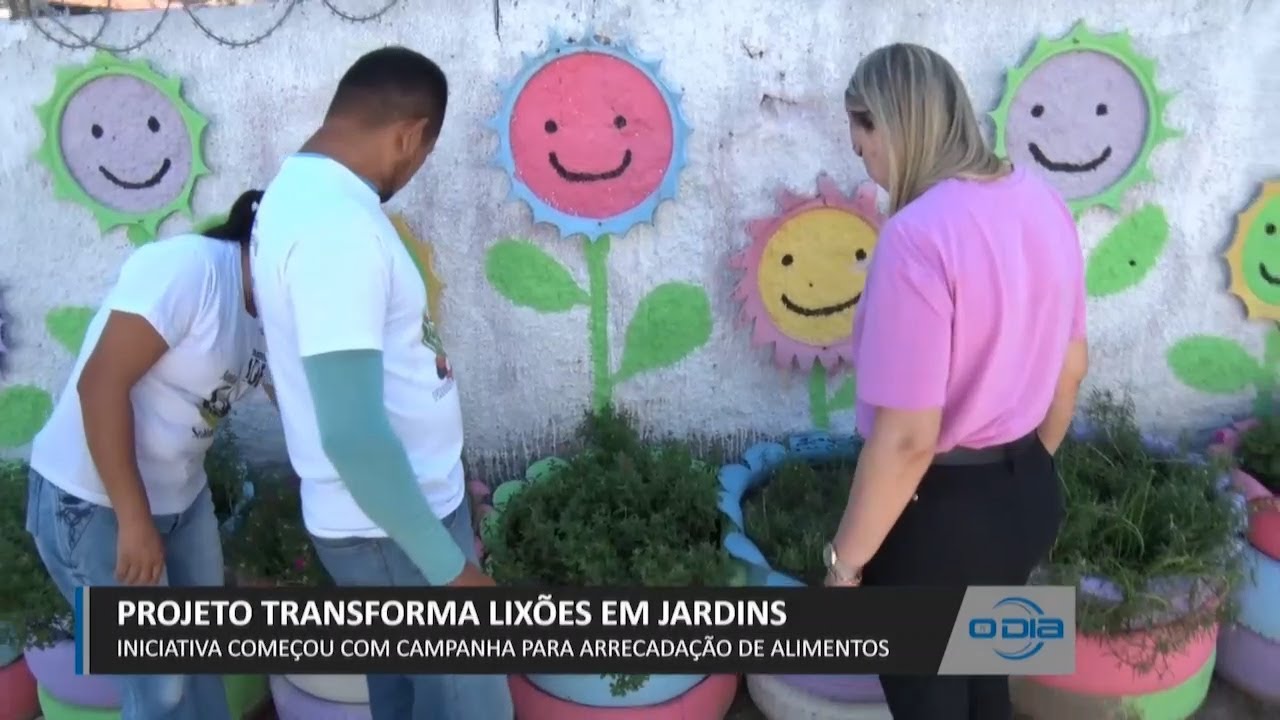 Projeto transforma lixões em jardins e arrecada alimentos 26 06 2023