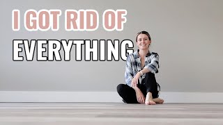 Why I Became a Minimalist 👋 95% was GONE 📦 Before & After | How I Became a Minimalist My Story