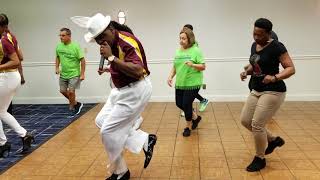 KOLD STEPPING LINE DANCE ☆ ( INSTRUCTIONAL VIDEO ) At the Smooth Groove Heritage Workshop.