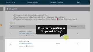 How to edit "expected salary" after submitting online application
