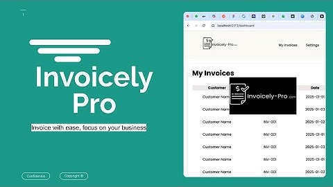 Invoicely Pro Demo Video