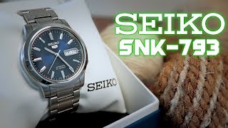 Seiko SNK793 Super Affordable Dress Watch Full Review - YouTube