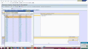 creation of web dynpro component display data