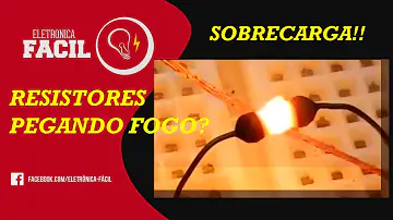 O que acontece se um resistor queima?