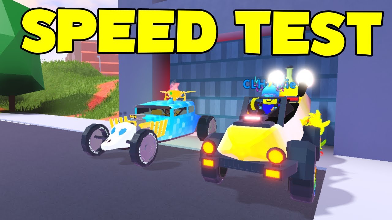 JAILBREAK BANANA CAR SPEED TEST YouTube