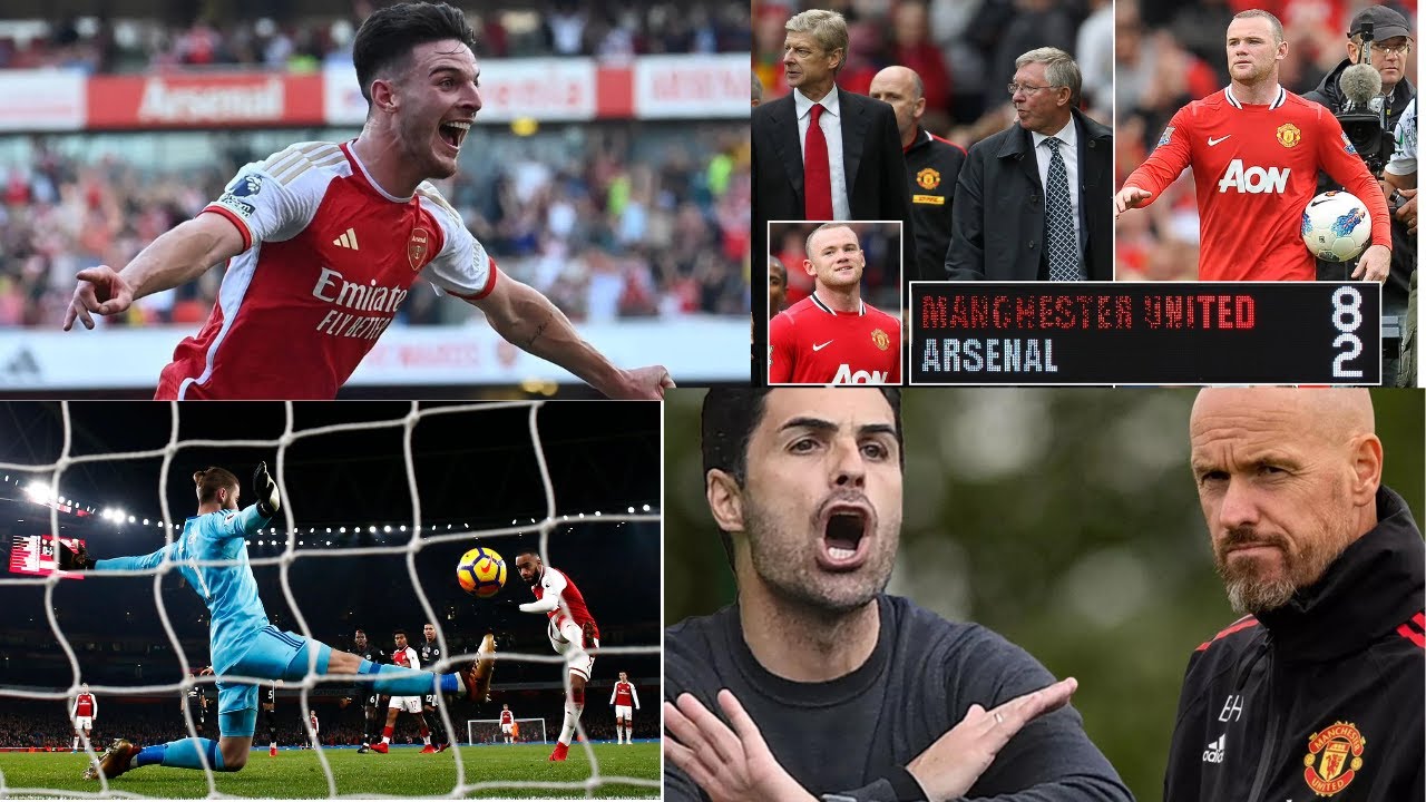 Unbelievable Moments at Old Trafford and Emirates Stadium || Arsenal Vs Manchester United. All Goals