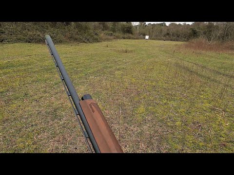 ჩემი ახალი თოფის გატესტვა მისროლა. Franchi Affinity One Wood 12/76.