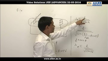 JEE Advanced 2016 Physics Solution Q. 9, 10, 12 (Paper-2) Code-9