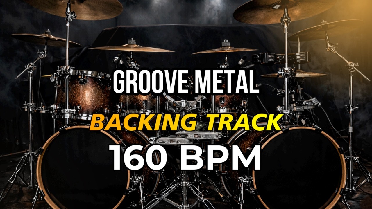 Groove Metal Backing Track – 160 BPM | Heavy Modern Groove Jam Track