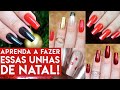 DECORAÇÕES de unhas e MISTURINHAS de NATAL