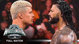 Roman Reigns vs. Cody Rhodes: WrestleMania XL - No Disqualification Match
