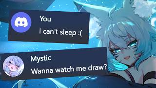 Drawing for you on a Discord Call so You Fall Asleep 😴 ASMR