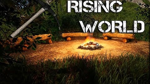 Rising World Preview #3-  Using the creative mode terrain tool | Rising World Gameplay