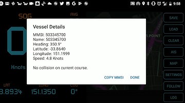 AIS vessel collision warning VOLUME UP