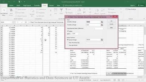 Conducting Post Hoc Analysis in Excel 2016