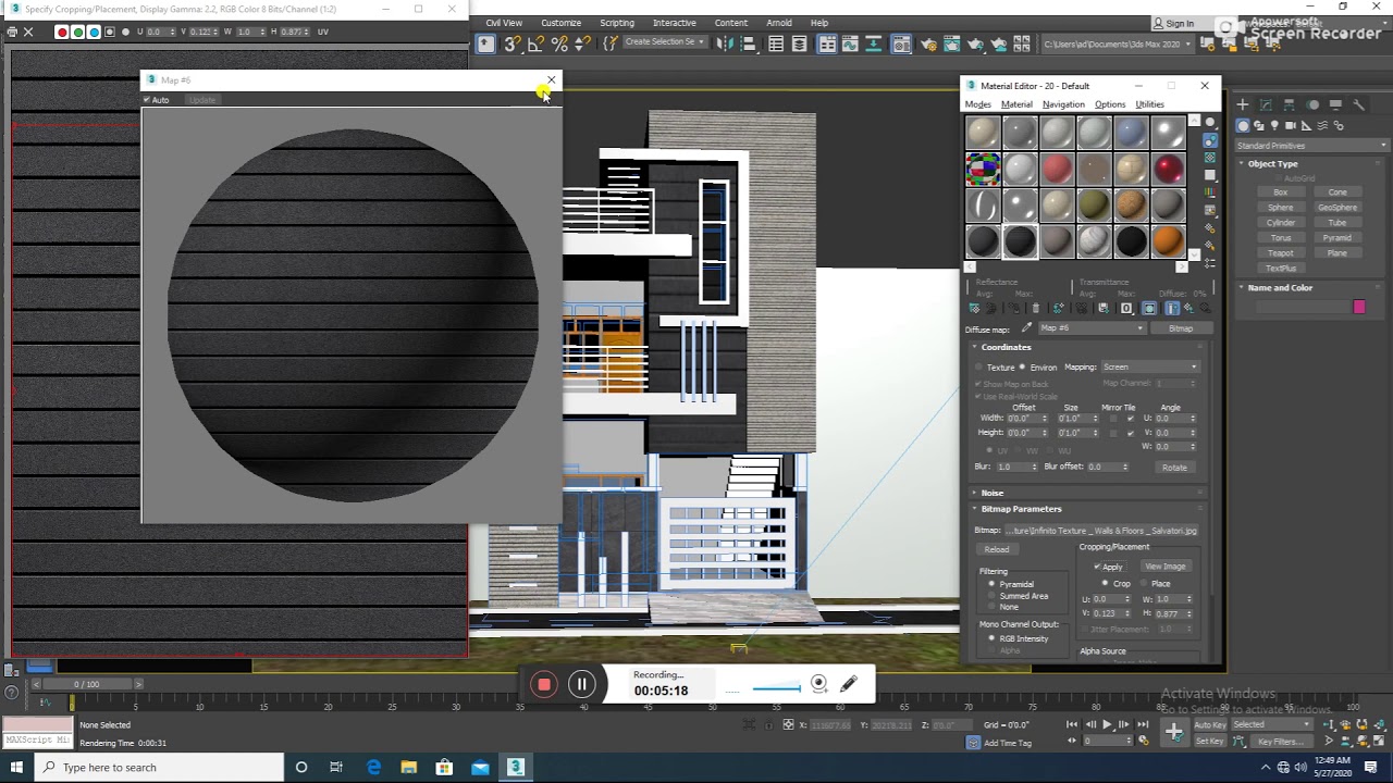 3DS Max material tutorial || 3DS Max Full Modeling Tutorials in Hindi ...