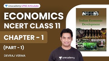NCERT Class 11 Economics | Chapter 1 | Part 1 | Crack UPSC CSE 22/23 With Devraj Verma Sir