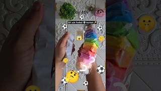 DIY cute football ⚽️ keychain 🔑⛓️😱 #diy #craft #art #shorts #clay #subscribe 🔔 #hellolmcrafter ✨️