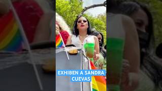 Exhiben la hipocresía de Sandra Cuevas en marcha del orgullo en Ciudad de México
