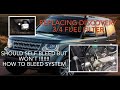 Fuel filter Replacement Land Rover Discovery 3 & 4 & Range Rover Sport. How to bleed fuel system.