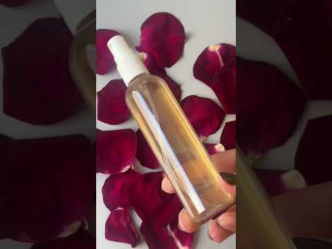 عطر للشعر ببتلات الورد