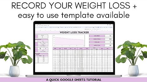Track Your Progress: Create a Weight Loss Tracker with Me + Template