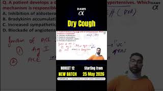 DRY COUGH explained by Dr. Gaurav Tehri Sir | DAMS Nursing