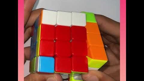 How to make Exchanged Ring in Ring pattern on a 4*4 RuBik’s Cube#shorts#populartoy#4by4cubepattern##