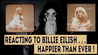 REACTING TO BILLIE EILISH - HAPPIER THAN EVER ALBUM! (wait, am I a FAN?)
