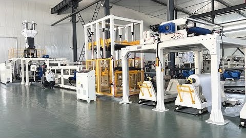 High speed PP PS PET thermoforming packing sheet PS foil extrusion line