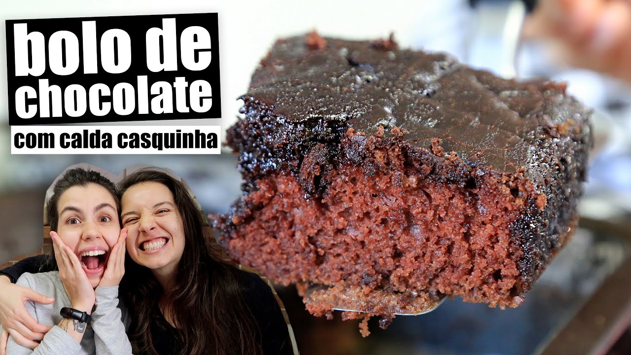 BOLO DE CHOCOLATE VEGANO, PERFEITO E COM CALDA CASQUINHA | TNM Vegg