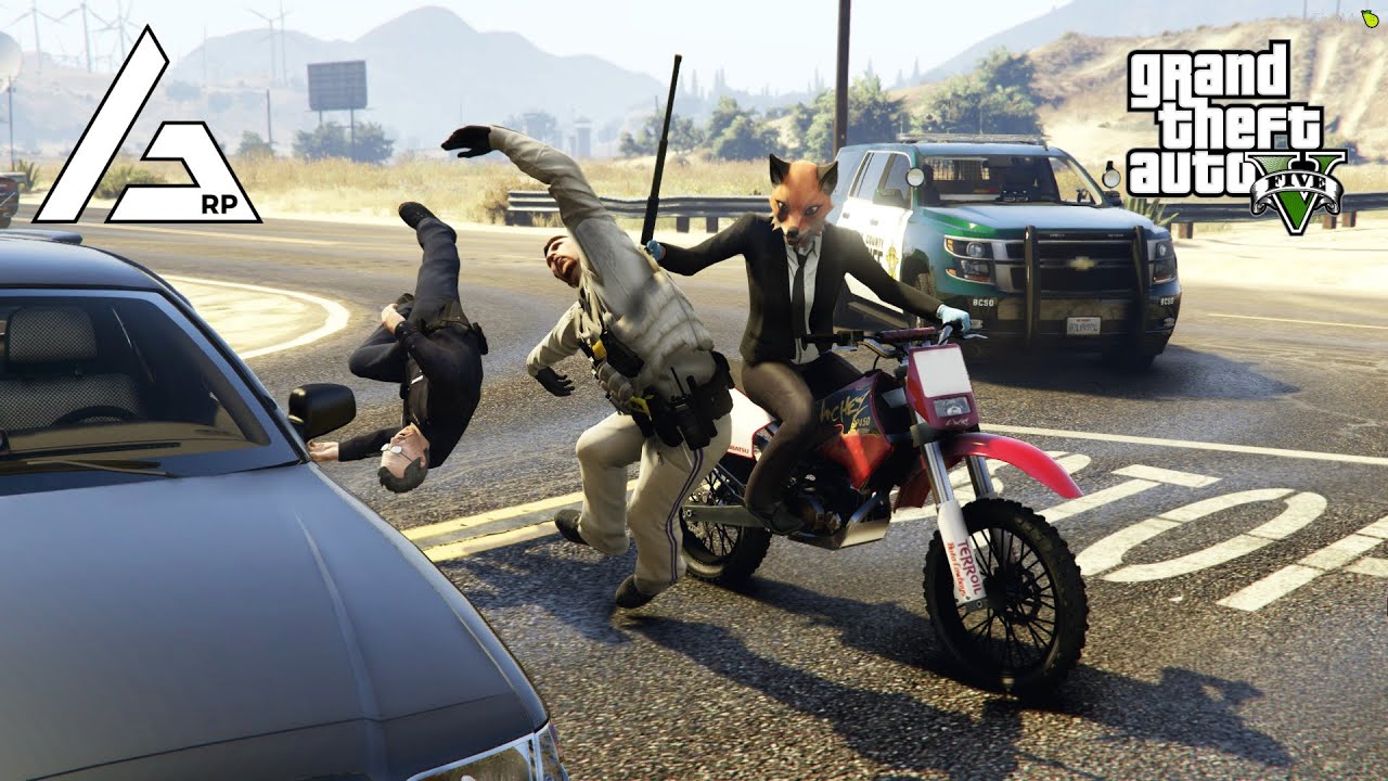 GTA 5 Roleplay - ARP - #311 - Knocking out EVERY cop in patrol!