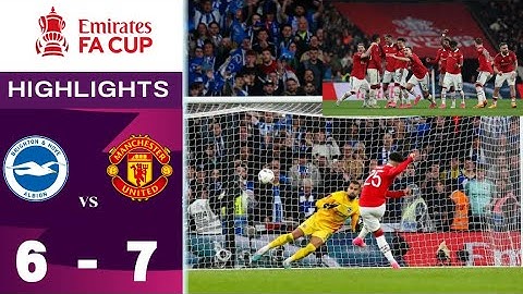 ไบรท์ตัน 0-0 แมนเชสเตอร์ ยูไนเต็ด (จุดโทษ 6-7)  #ไฮไลท์ฟุตบอล เอฟเอ คัพ 22/23