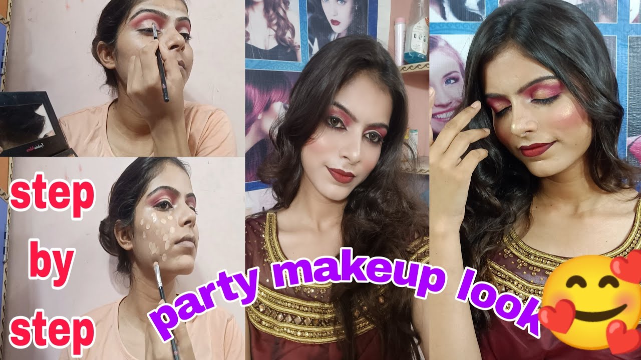 party makeup kaise kare step by step in Hindi makeup tutorial