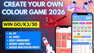 Wingo/K3/5D/Moto Race Colour Prediction Game Kaise Banaye | Create Colour Trading Game | Make/Free