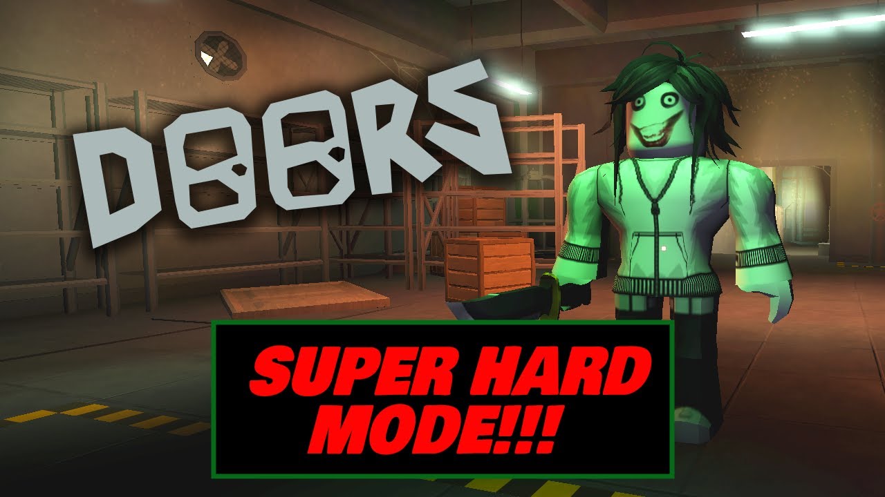 Let's Beat DOORS Super Hard Mode and KILL JEFF! (LIVE) 